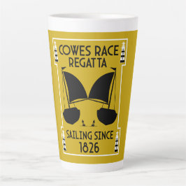 Taza De Café Latte Isla Cowes de Wight Yacht Regatta