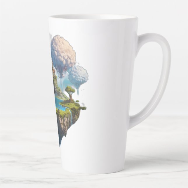 Taza De Café Latte isla flotante (Derecha)