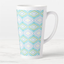 Island Rhombus Latte Mug