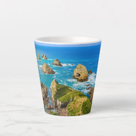 Taza De Café Latte Islas Nugget Point, Nueva Zelandia
