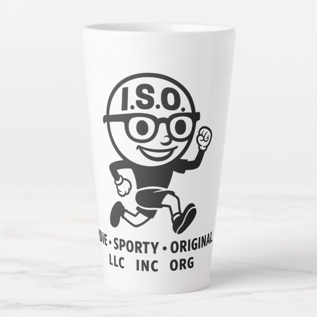 TAZA DE CAFÉ LATTE ISO (Anverso)