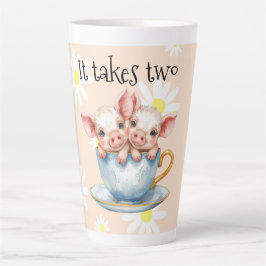 Taza De Café Latte It Takes Two Teacup Piglets