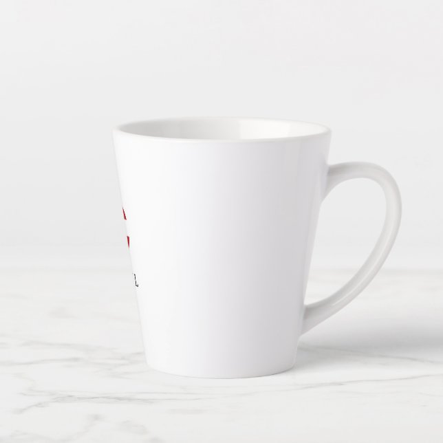 Taza De Café Latte iVINYL RIPS™ MUG 02 (Derecha)