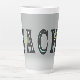 Taza De Café Latte Jack el muchacho el hombre está de vuelta