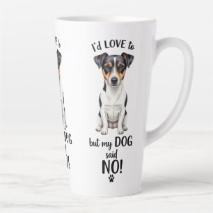 Taza De Café Latte Jack Russell divertido que me encantaría pero mi p