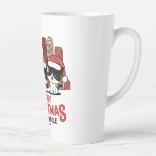 Taza De Café Latte Jacksonville City Florida Feliz Navidad Cats Estad