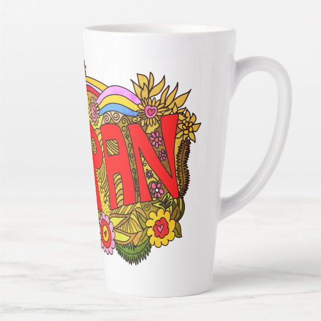 Taza De Café Latte Japón (Derecha)