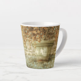Taza De Café Latte Jardín de otoño rústico
