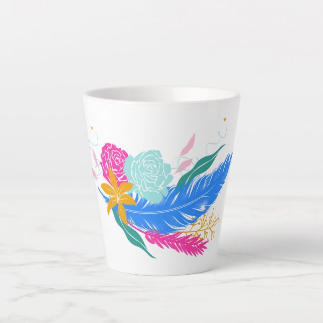 Taza De Café Latte Jardín Tame (Anverso)