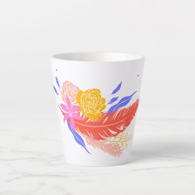 Taza De Café Latte Jardín Tame (Anverso)