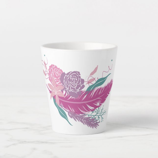 Taza De Café Latte Jardín Tame (Anverso)