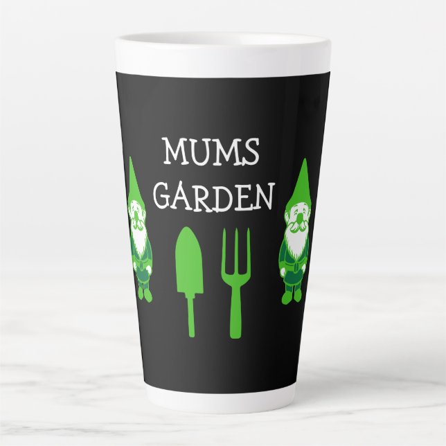 Taza De Café Latte Jardinería de reparto (Anverso)