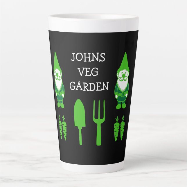 Taza De Café Latte Jardinería de reparto (Anverso)