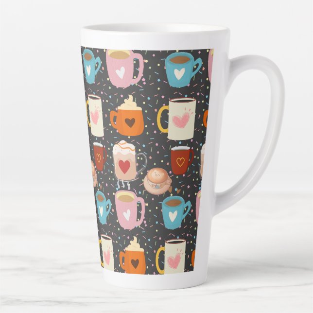 TAZA DE CAFÉ LATTE JARRAS (Derecha)