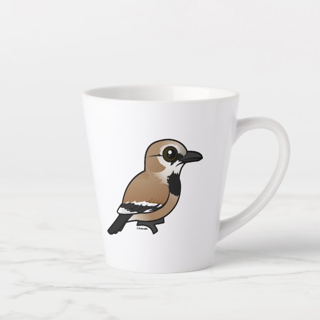 Taza De Café Latte Jay Birdorable Iranian Ground Jay (Derecha)