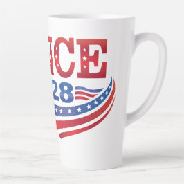 Taza De Café Latte JD Vance Presidente 2028