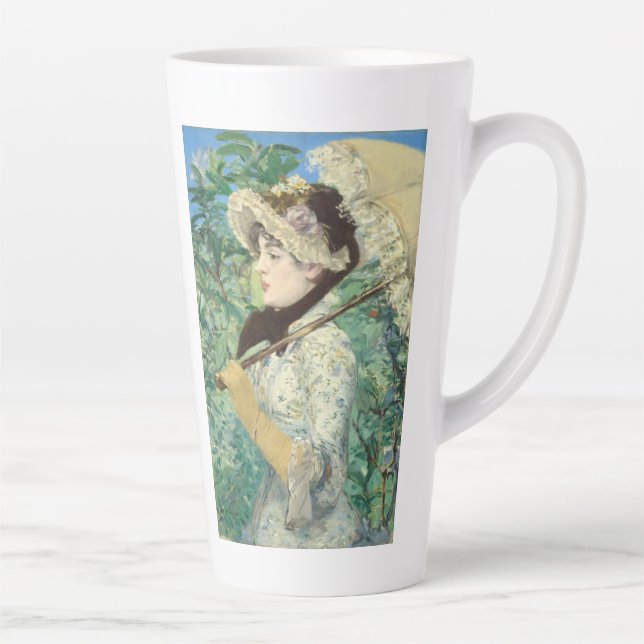 Taza De Café Latte Jeanne (primavera) Edouard Manet (Derecha)