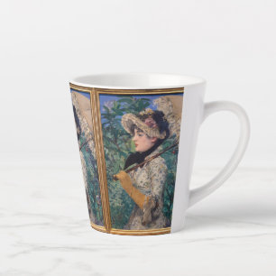 Taza De Café Latte Jeanne (Primavera) Por Édouard Manet