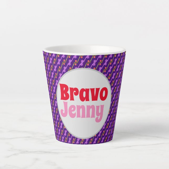 Taza De Café Latte Jenny (Anverso)