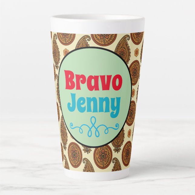 Taza De Café Latte Jenny Latte Mug (Anverso)