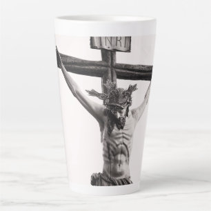 TAZA DE CAFÉ LATTE JESUS CHRIST