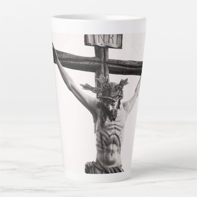 TAZA DE CAFÉ LATTE JESUS CHRIST (Anverso)