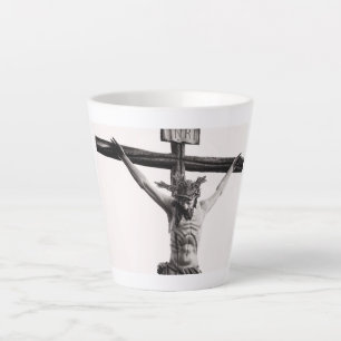 TAZA DE CAFÉ LATTE JESUS CHRIST
