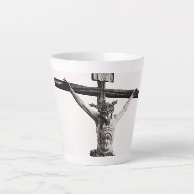 TAZA DE CAFÉ LATTE JESUS CHRIST (Anverso)