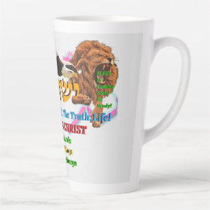 Taza De Café Latte Jesús El Camino, La Verdad. ¡Vida! León De Judá