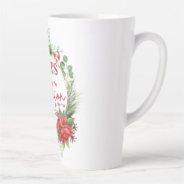 Taza De Café Latte Jesús es la razón para los Navidades de temporada