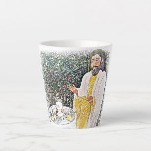 Taza De Café Latte Jesús y yo con café o té latte Mug