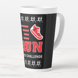 Taza De Café Latte Jogging Get Fit Motivation Support Mug Throw Pil