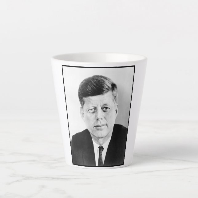 Taza De Café Latte John Jack Kennedy Casa Blanca Presidencial de EE. (Anverso)