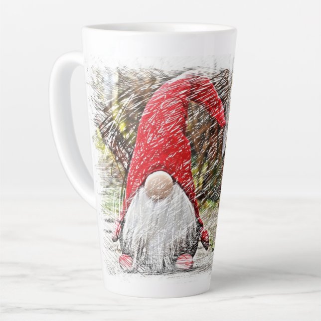 Taza De Café Latte Jolly Gnome Java (Ángulo izquierdo)