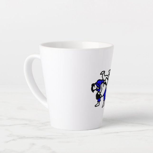 Taza De Café Latte Judo (Ángulo izquierdo)