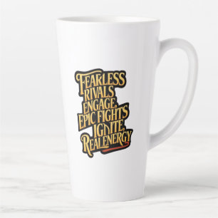 Taza De Café Latte Juego de guerreros inteligentes