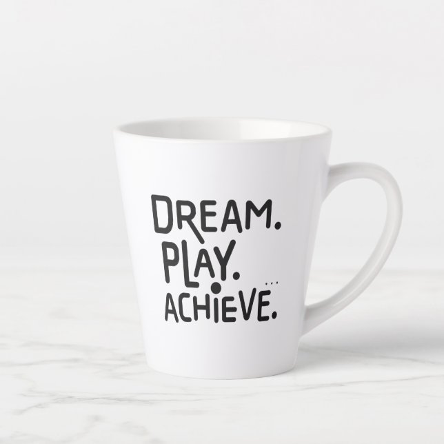 Taza De Café Latte Juego de sueño Achieve Mug (Derecha)