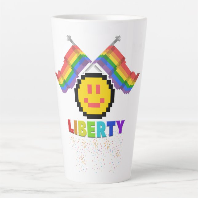 Taza De Café Latte Juegos olímpicos de Mikitiez PE donut arcoiris spo (Anverso)