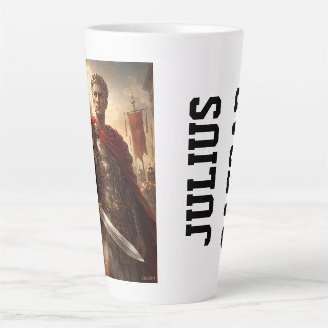 Taza De Café Latte Julio César (Anverso)