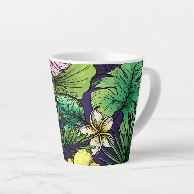 Taza De Café Latte Jungla (Ángulo derecho)