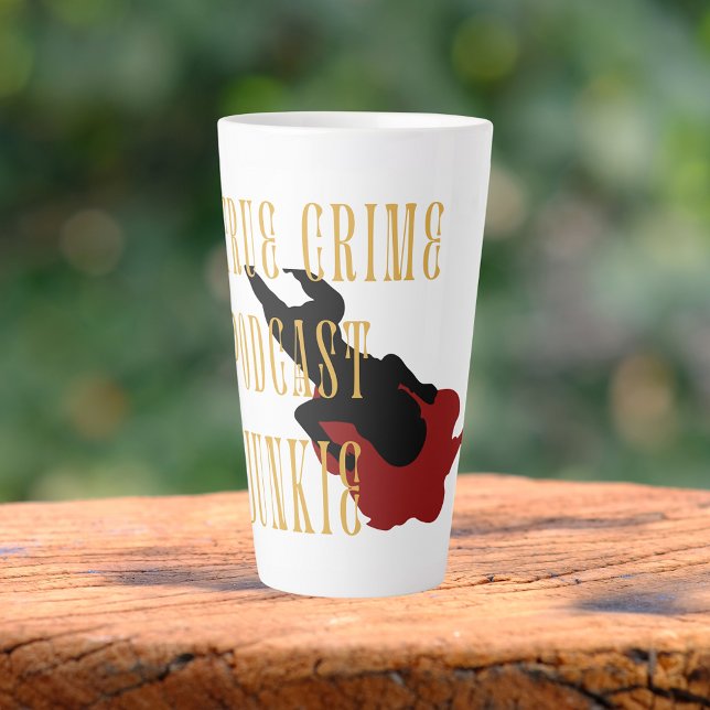 Taza De Café Latte Junkie, Podcast de Crímenes Verdaderos (Subido por el creador)