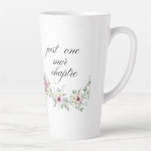 Just One More Chapter Café Libros Diseño Floral |