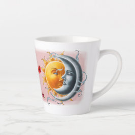 Taza De Café Latte Just You and Me said the Sun to the Moon on a