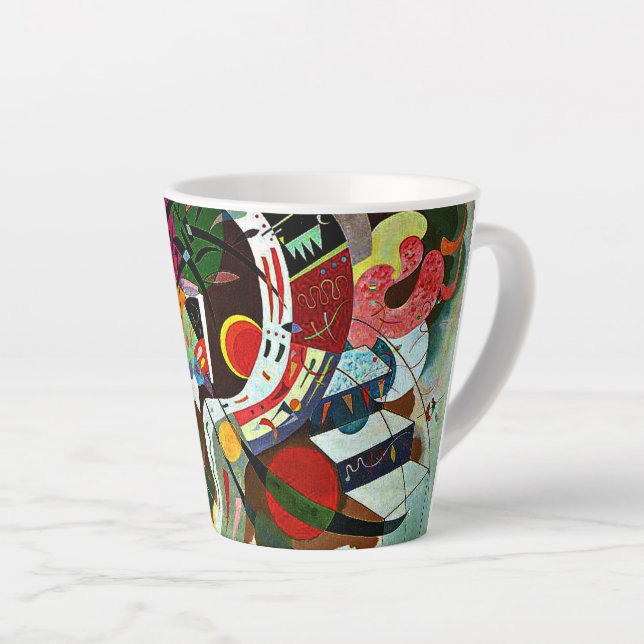 Taza De Café Latte Kandinsky - Curva dominante (Ángulo derecho)