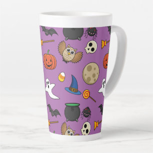 Taza De Café Latte Kawaii Halloween Pack