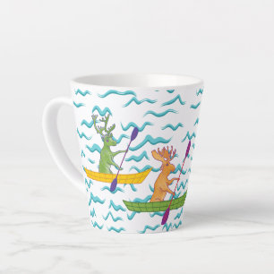 Taza De Café Latte Kayakers
