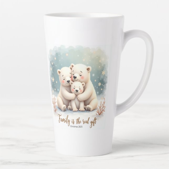 Taza De Café Latte Keepsake Family is the Real Gift Coffee Mug (Derecha)