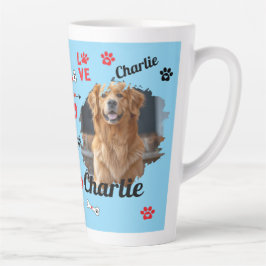 Taza De Café Latte Keepsakes en memoria de perros personalizada | Mas