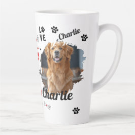 Taza De Café Latte Keepsakes en memoria de perros personalizada | Mas