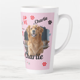 Taza De Café Latte Keepsakes en memoria de perros personalizada | Mas